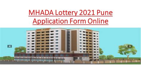 mhada online form 2021.